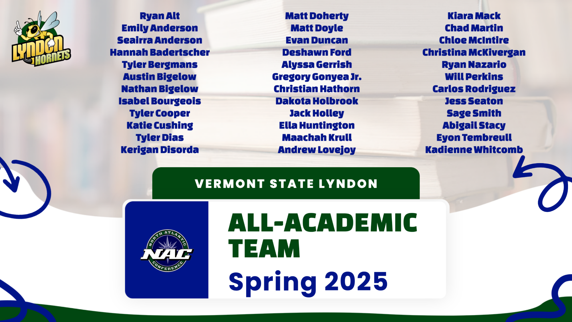 SP 25 NAC All-Academic