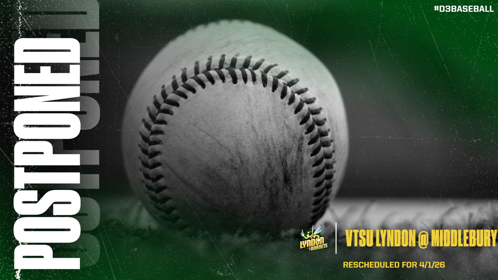 Baseball at Middlebury PPD