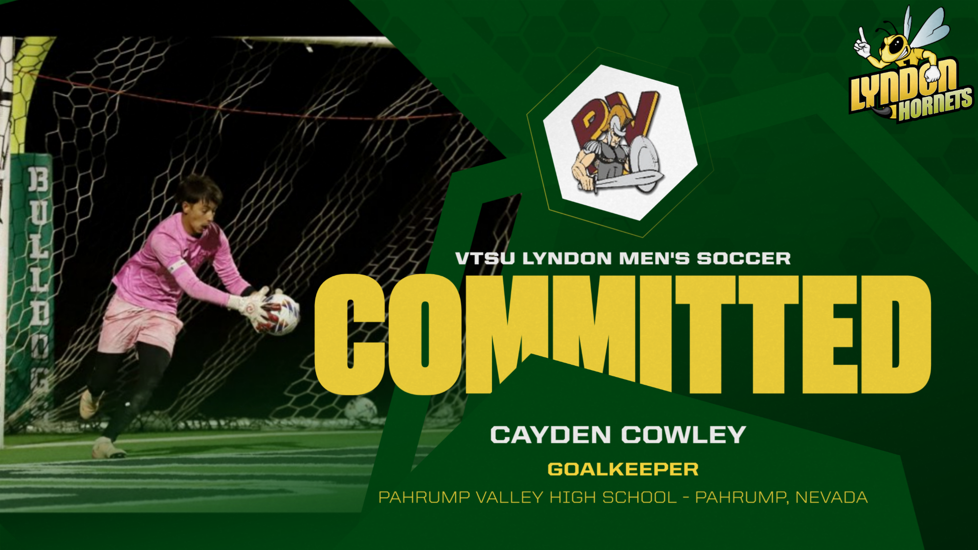 Cayden Cowley Commitment Graphic