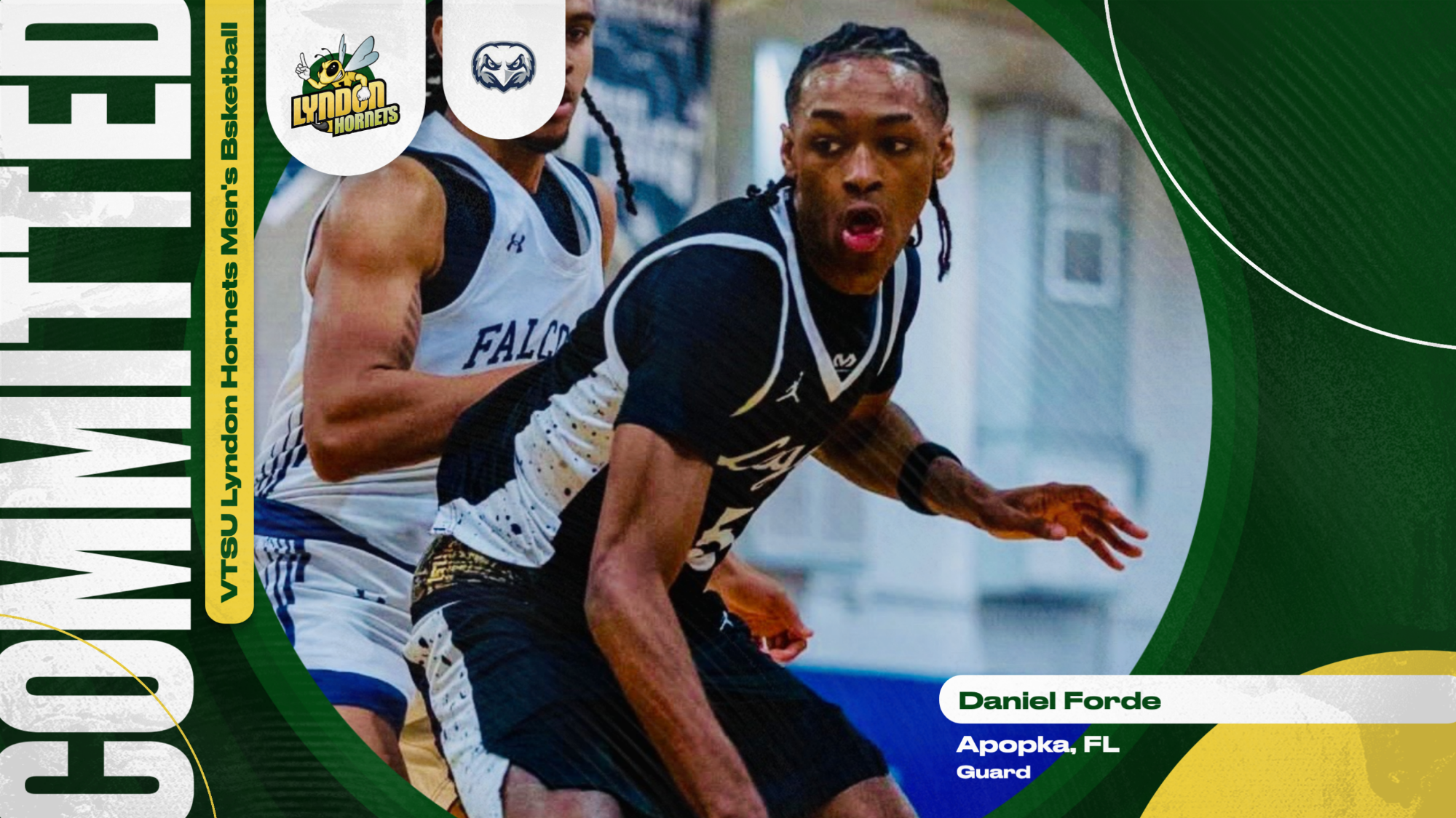 Daniel Forde Men's Basketball commit