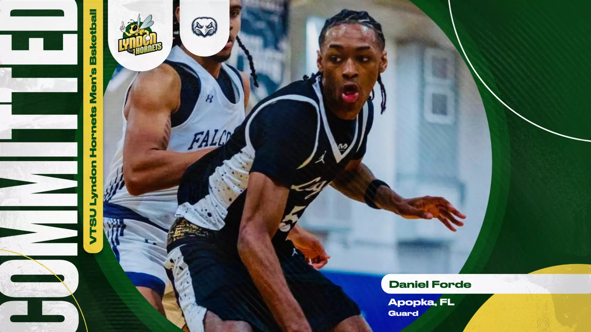 Daniel Forde Men's Basketball commit