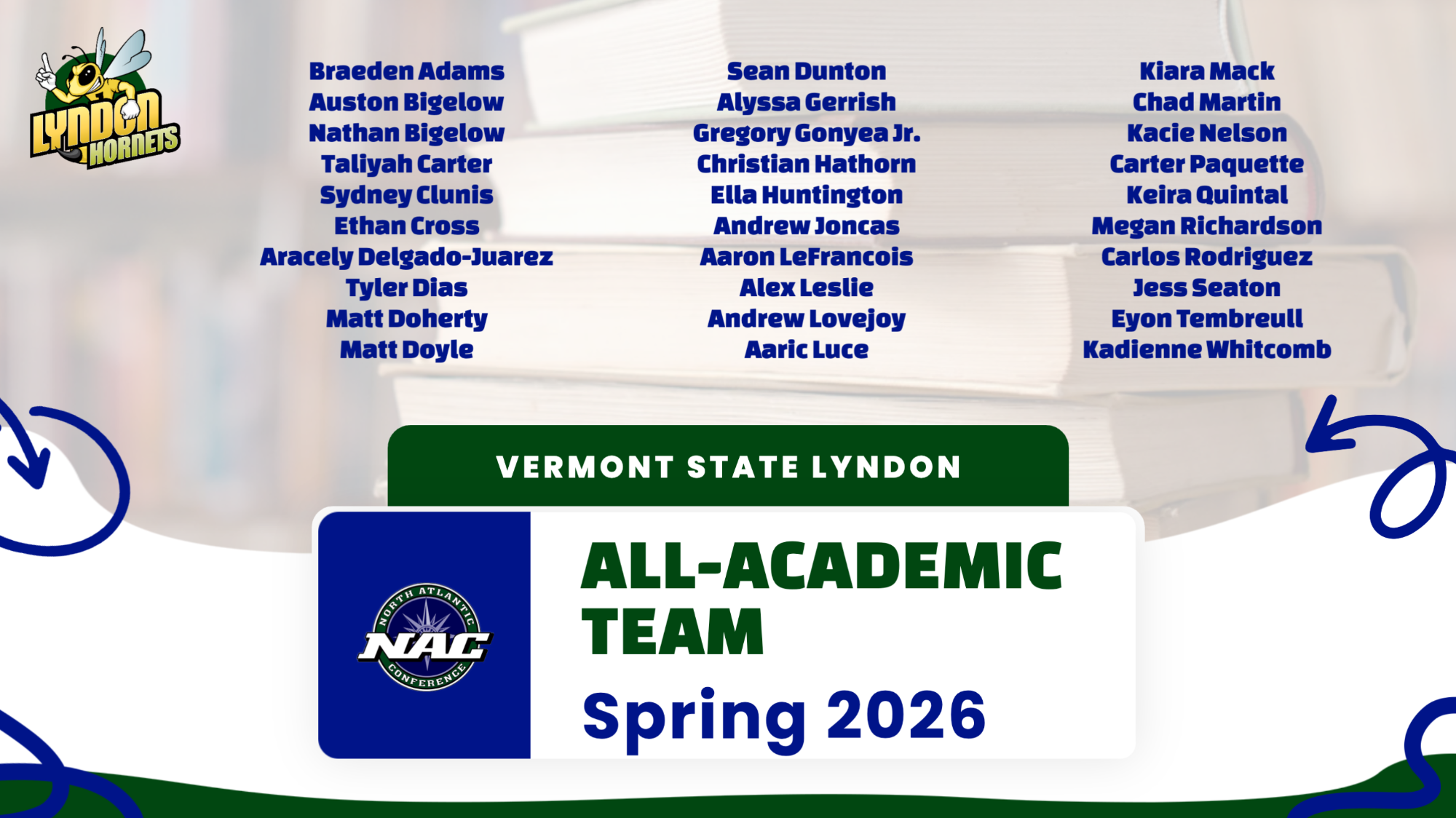 Spring 2026 NAC All-Academic