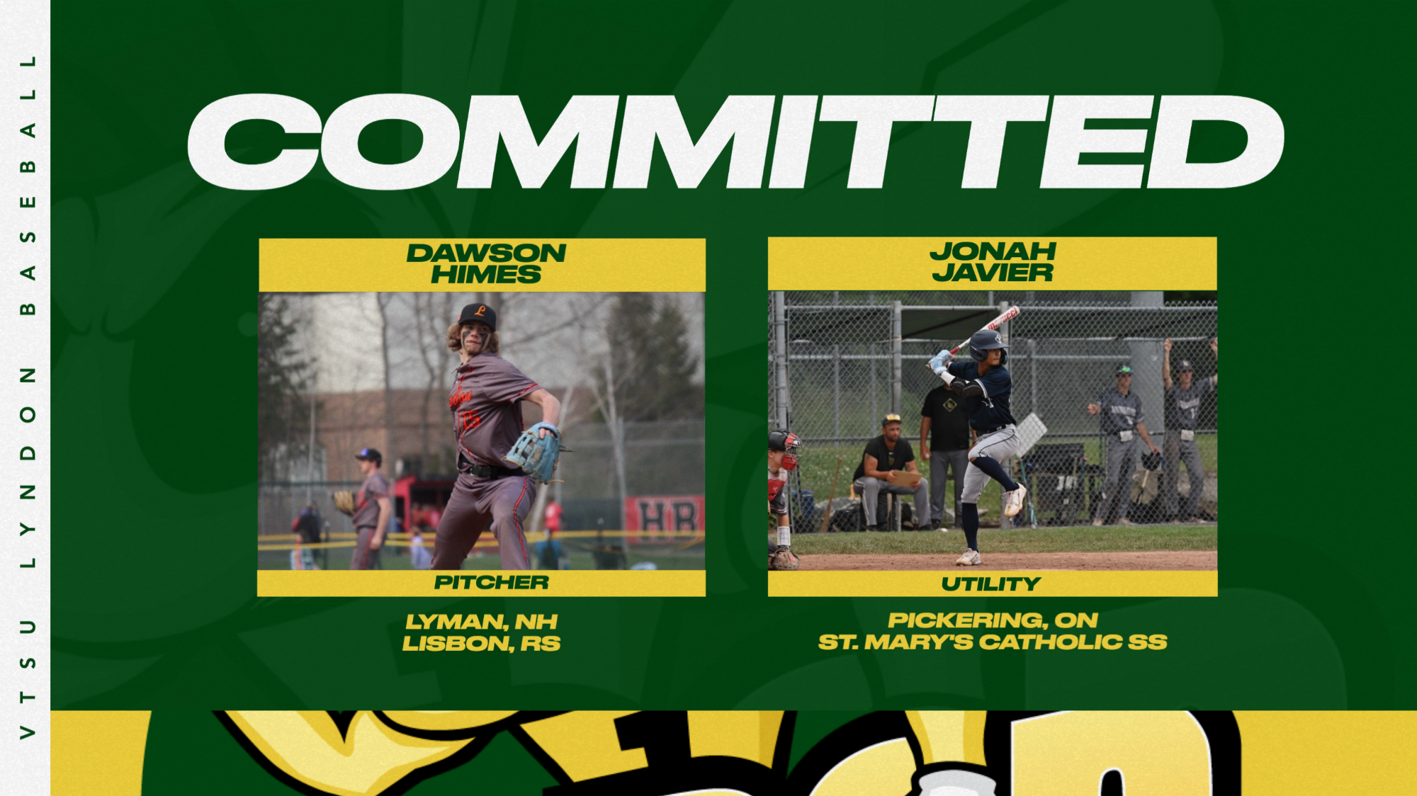 Himes & Javier baseball commits