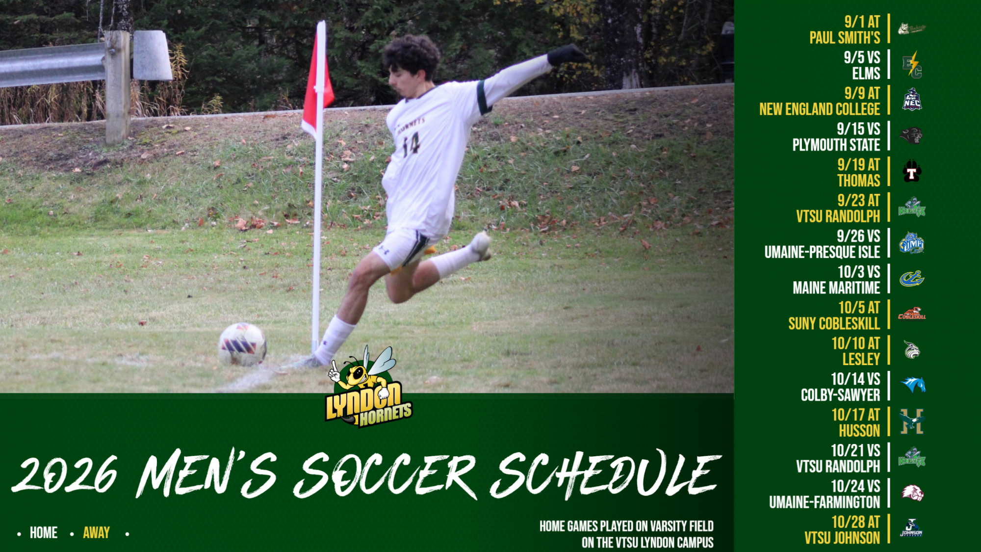 2026 Men's Soccer schedule