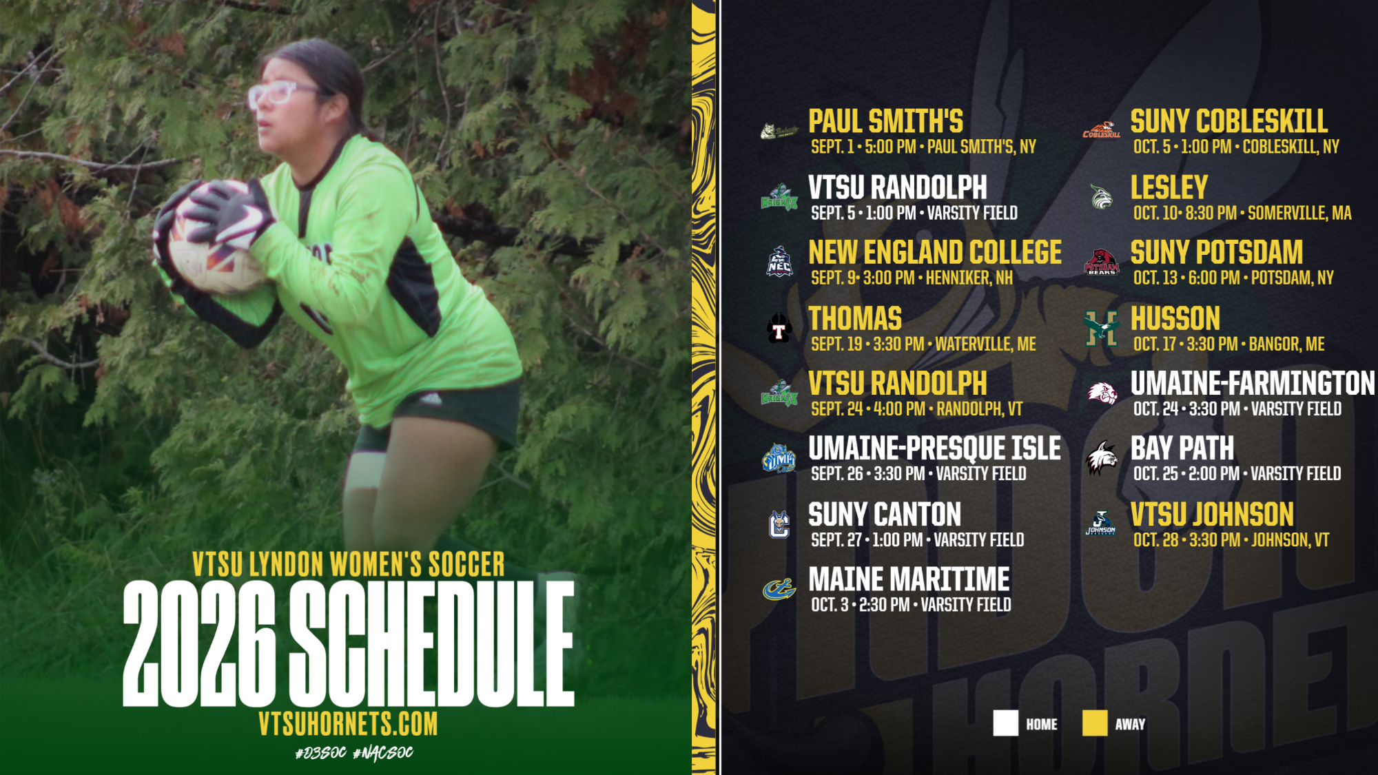 2026 Women's Soccer schedule