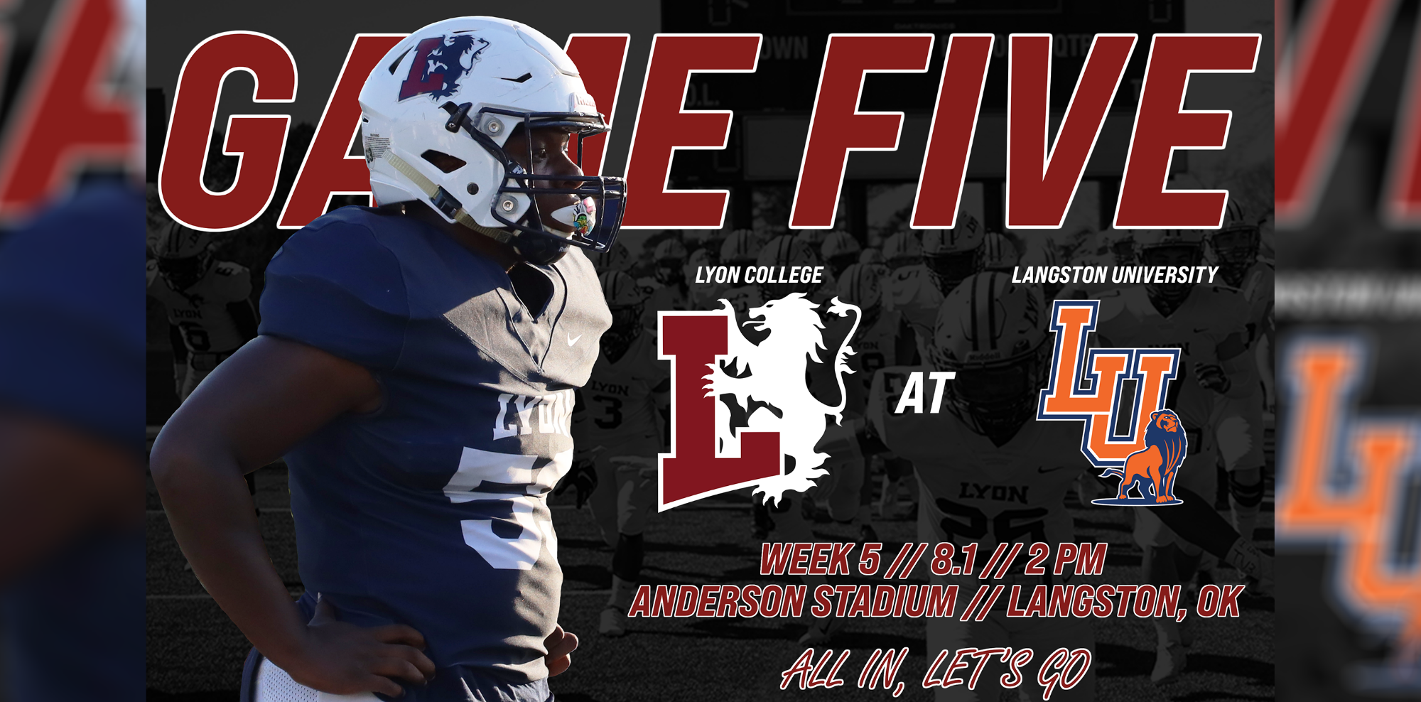 Lyon College football at Langston University in Oklahoma Lyon College