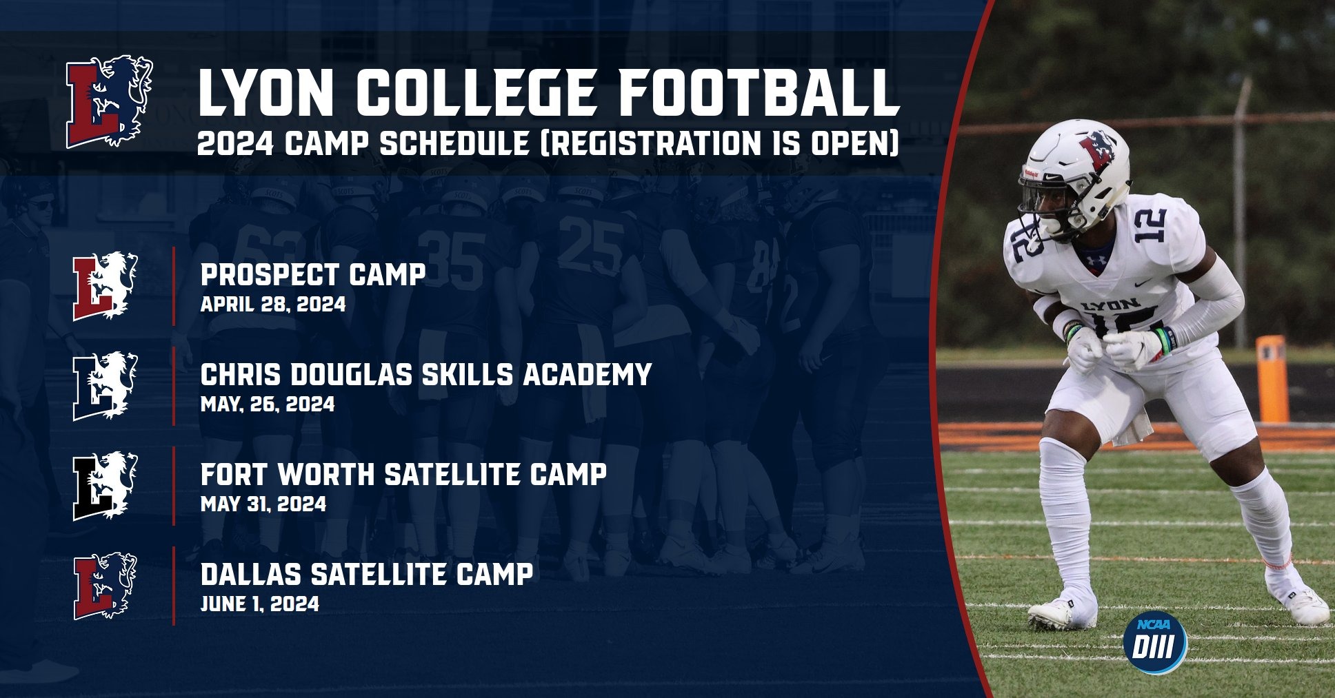 Lyon College football opens 2024 season at Grinnell College Lyon College