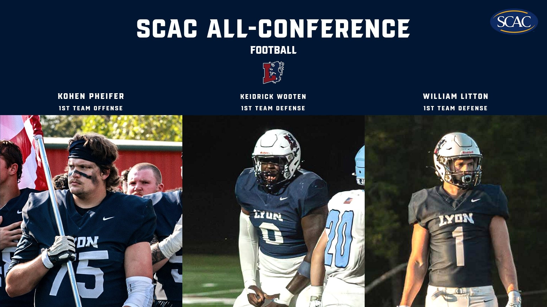 FB | SCAC ALL-Conference Awards