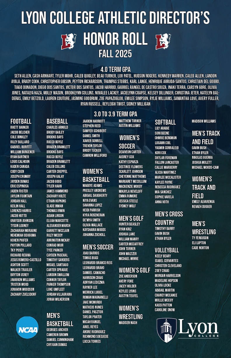 2025 Fall AD Honor Roll 