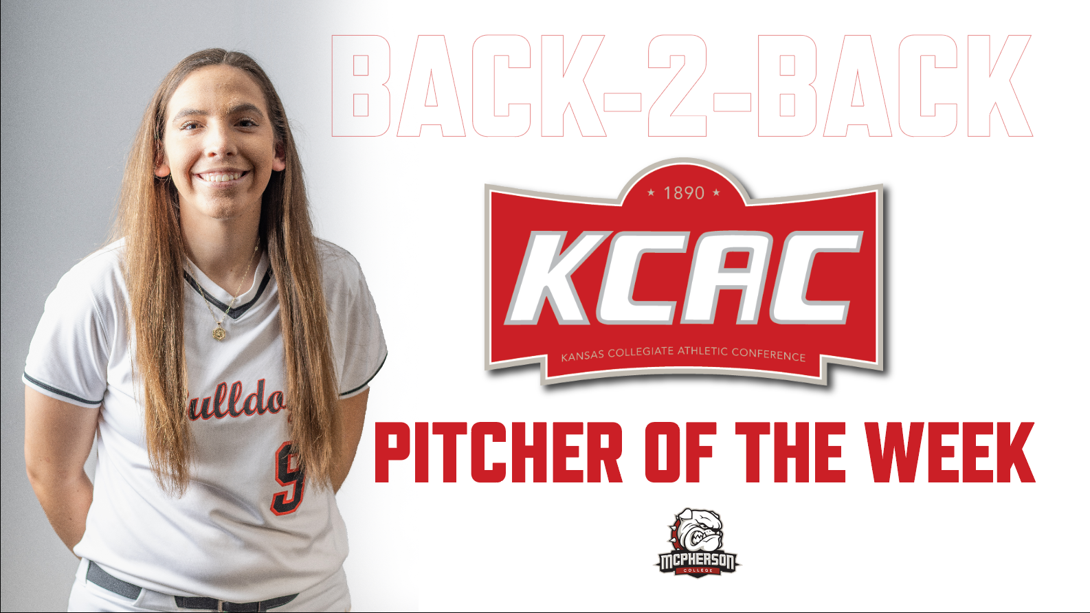 Johnson Grabs Second Consecutive KCAC Pitcher of the Week Honors