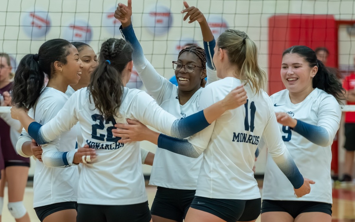 Volleyball - Celebration Following Point