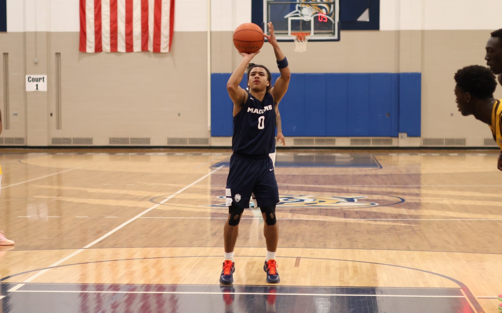 MBB - Jaylon Jackson (0) attempts a free throw at Schoolcraft (Jan. 10, 2026)