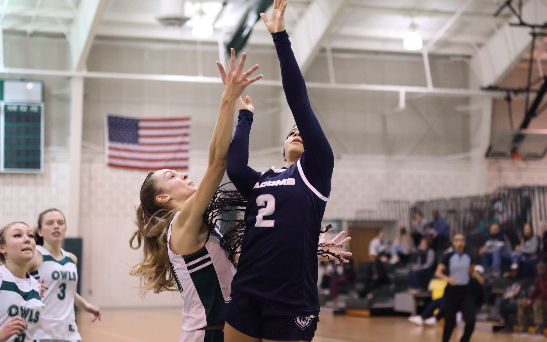 WBB - A'Liyah Forris (2) connects for two against OCC (Feb. 18, 2026)