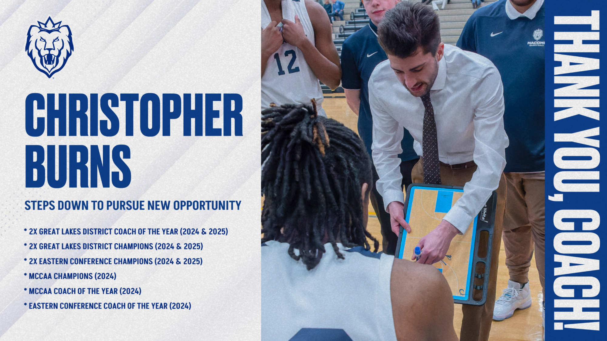 MBB - Coach Burns Steps Down (March 9, 2026)