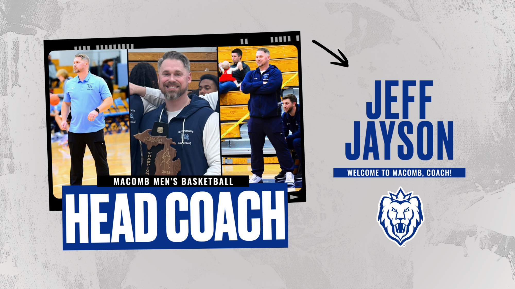 MBB - Jeff Jayson Named Macomb Men's Basketball Head Coach