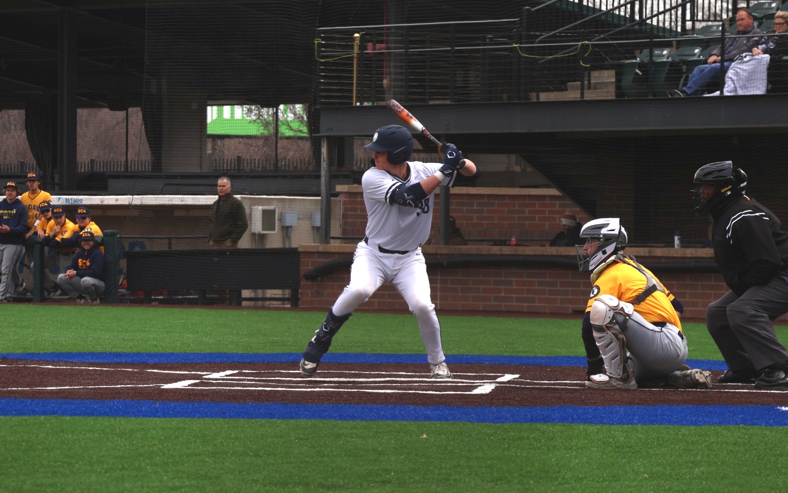 Baseball - Evan Morrison (38) at bat