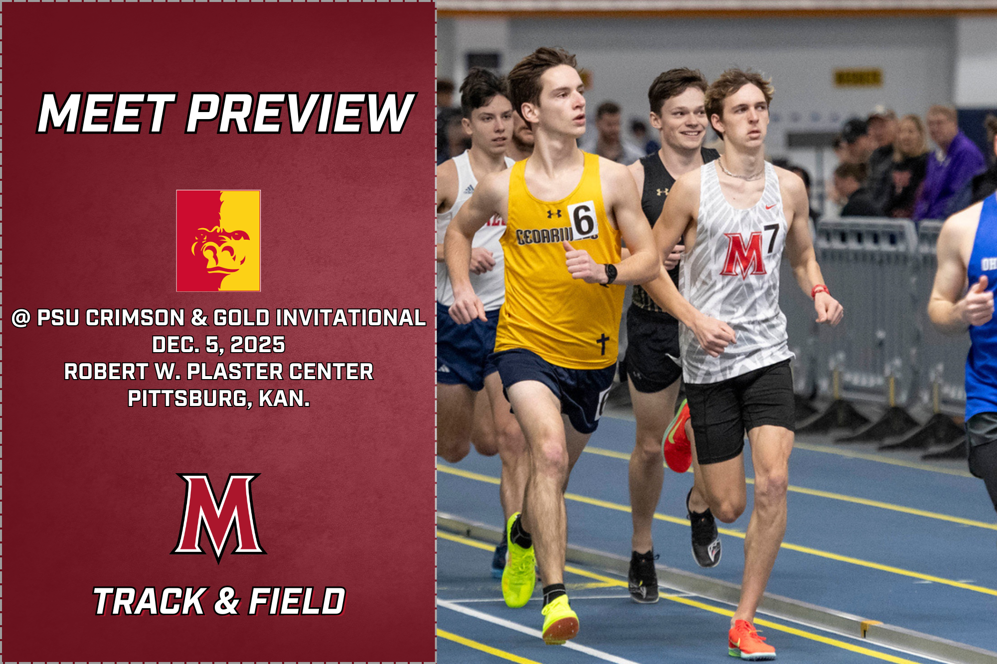 T&F PSU Crimson & Gold Invitational Preview - 12-4-25