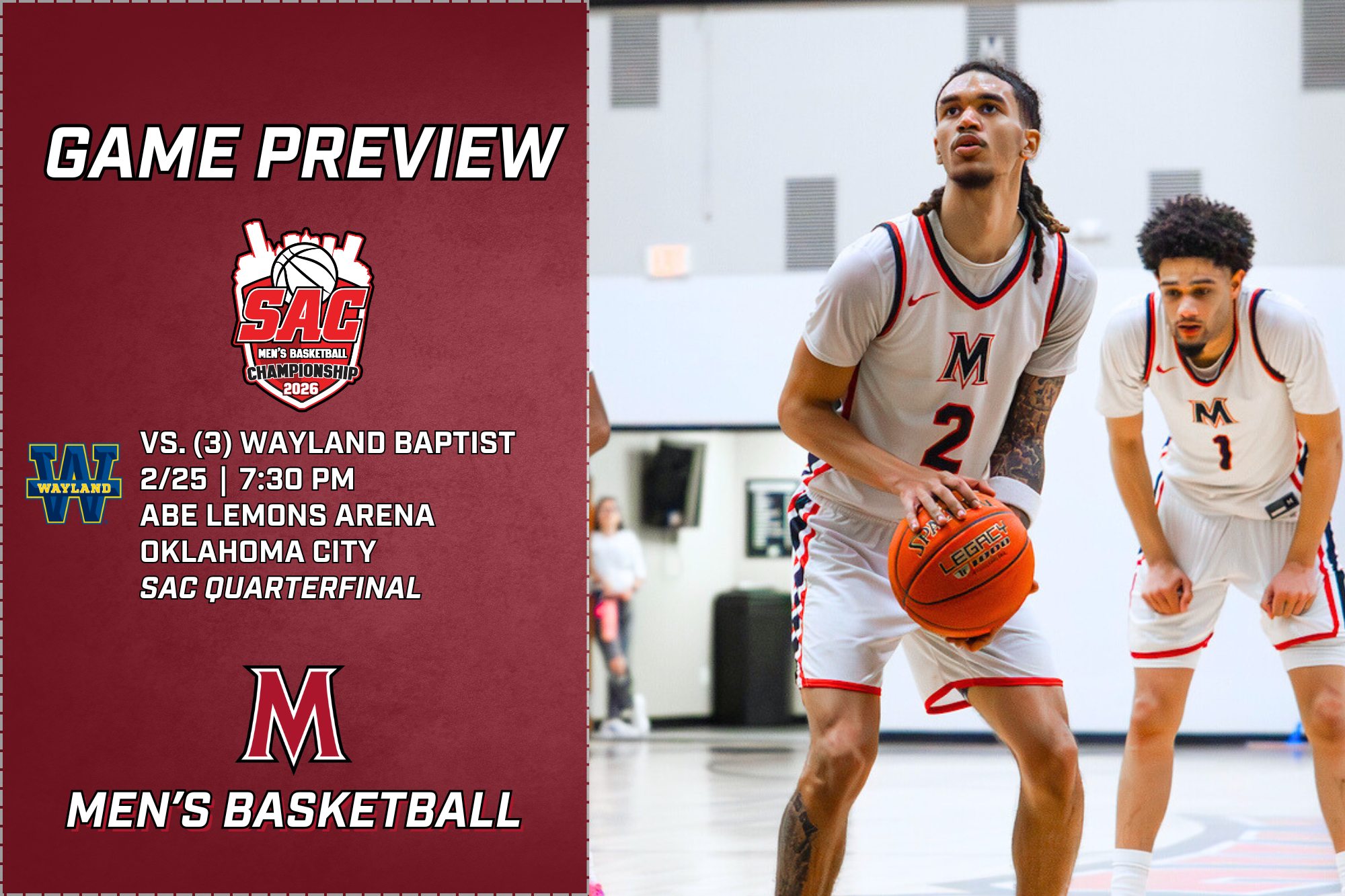MBB SAC Tournament Preview - 2-24-26