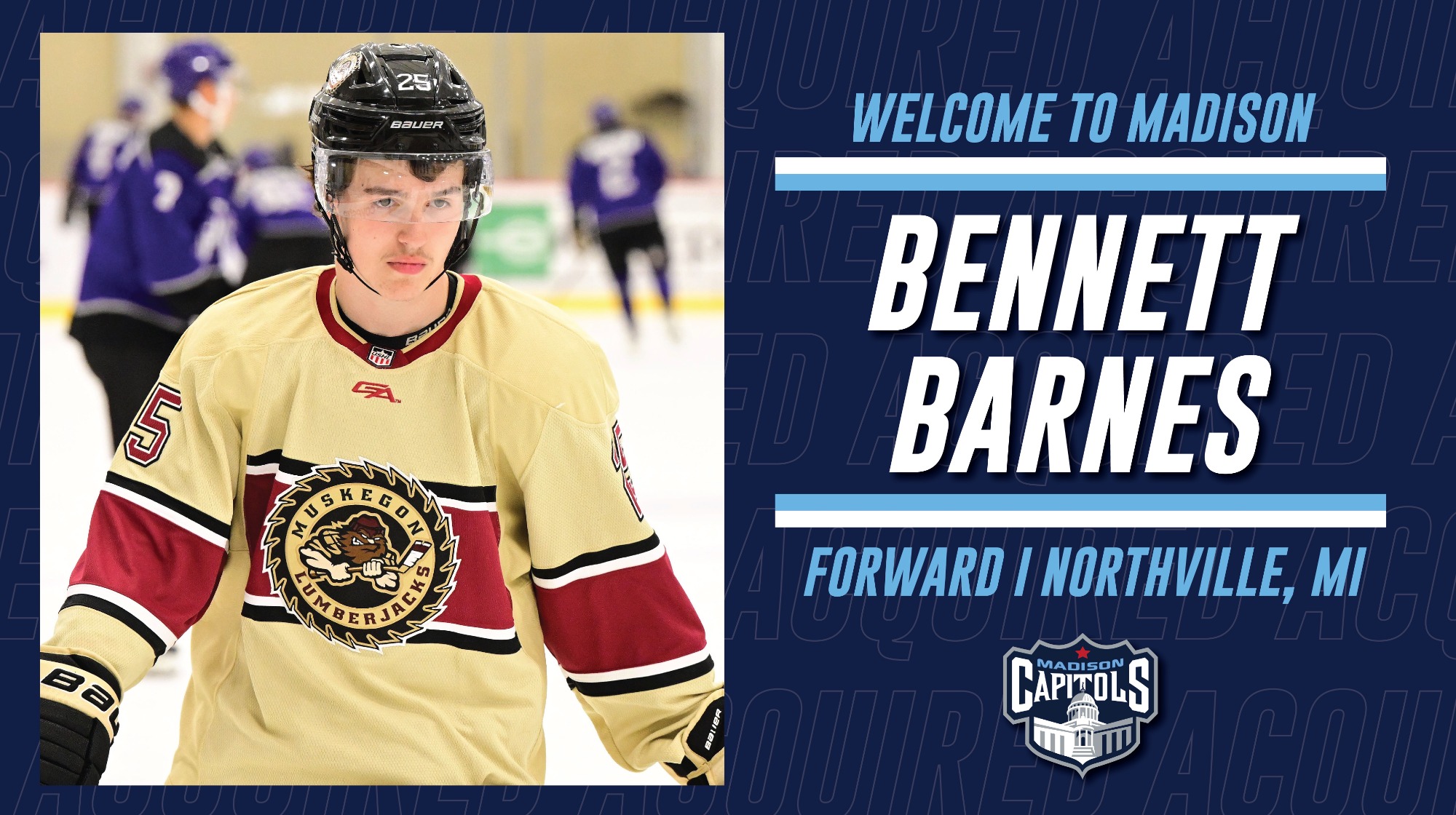 Capitols Add Barnes to Roster Madison Capitols