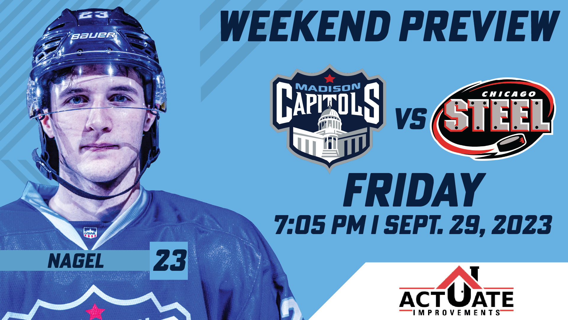 Weekend Preview Caps Host Chicago for Home Opener Friday Madison