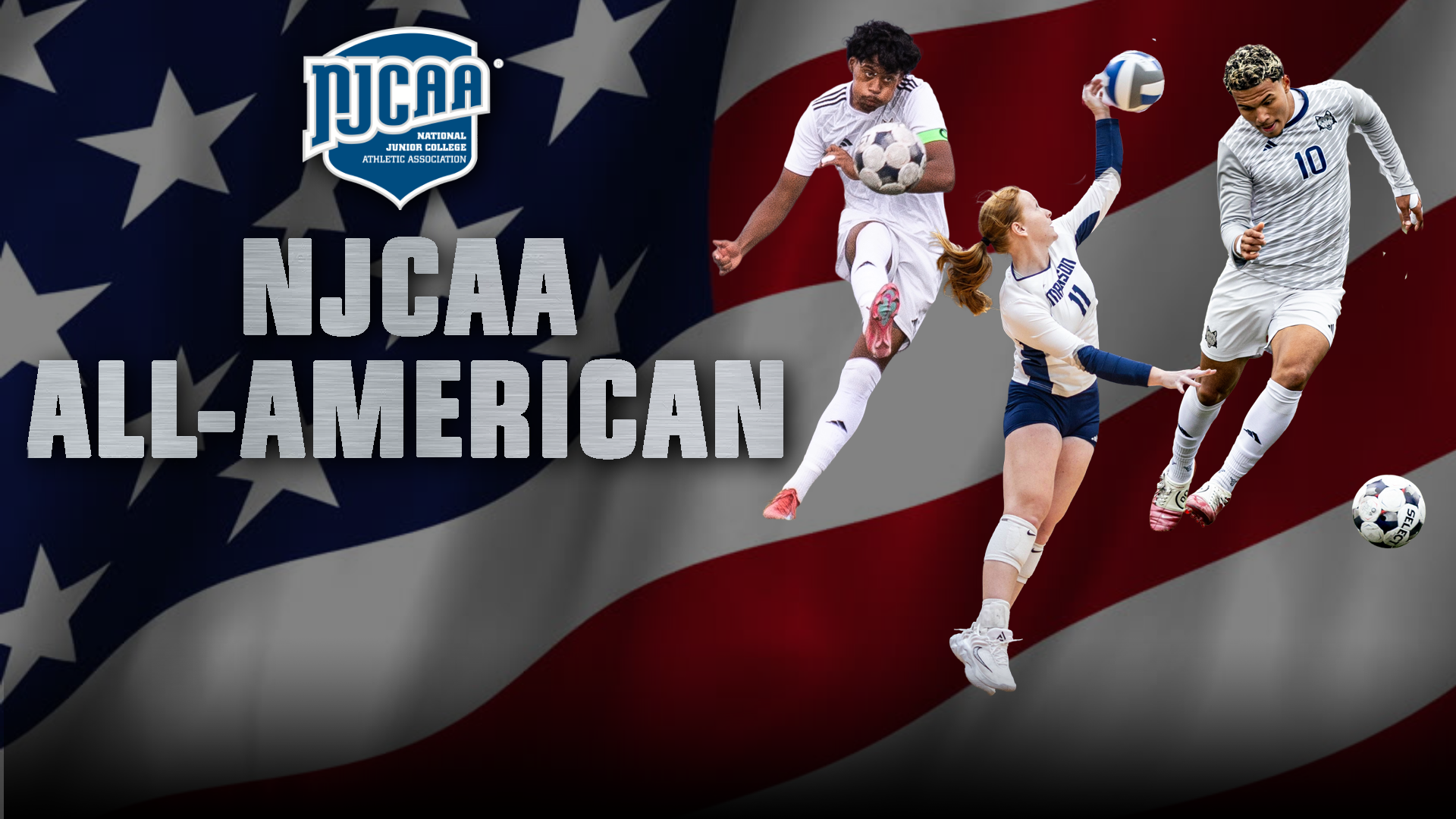 Allie Andrews, JJ Espinosa, and Rodrigo Lasso all received NJCAA All-American honors