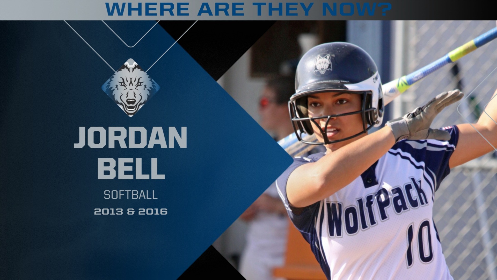 Where Are Then Now? feature of former softball player Jordan Bell