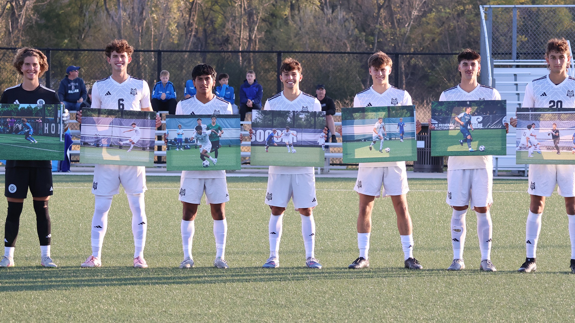 2026 Men's Soccer Sophomore Night group photo