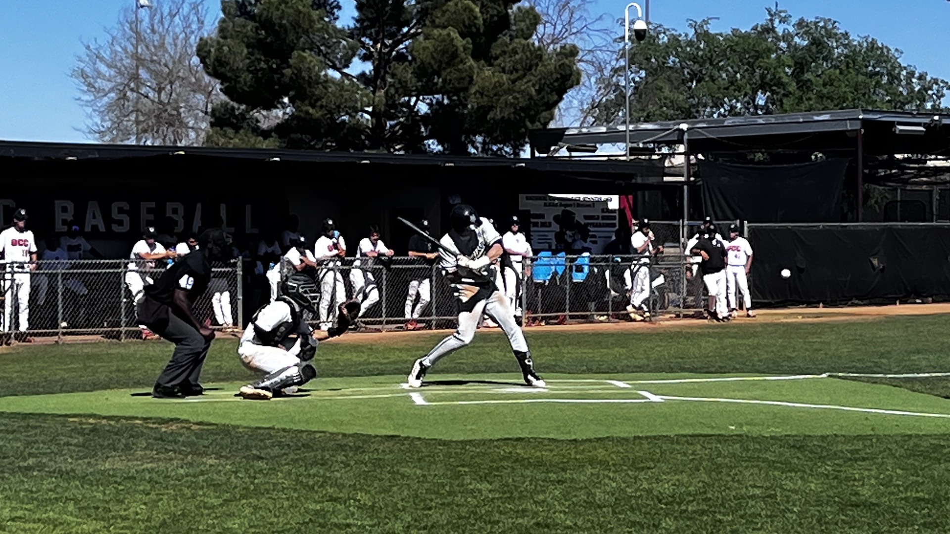 Baseball player hits