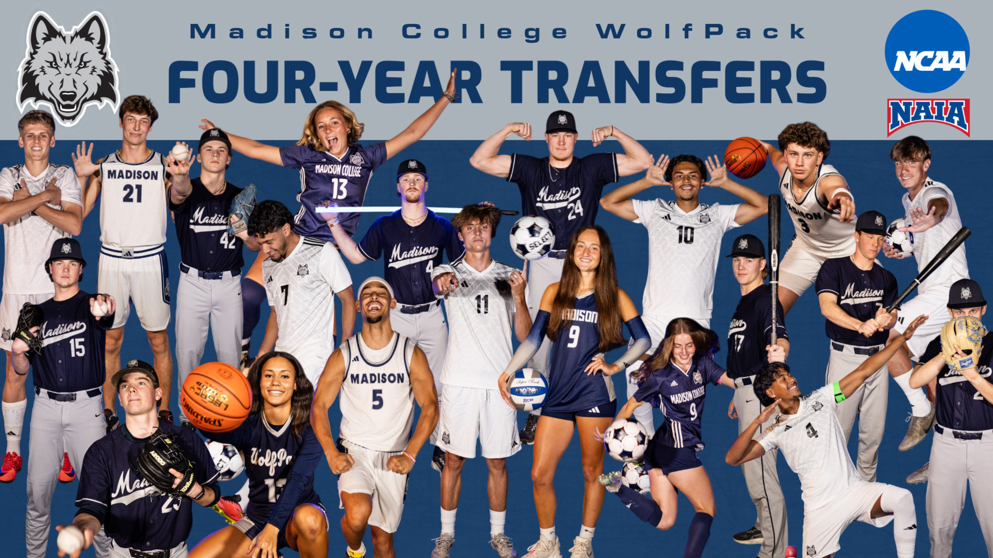 23 Madison College student-athletes are featured for signing to continue their athletic careers at a four-year institution