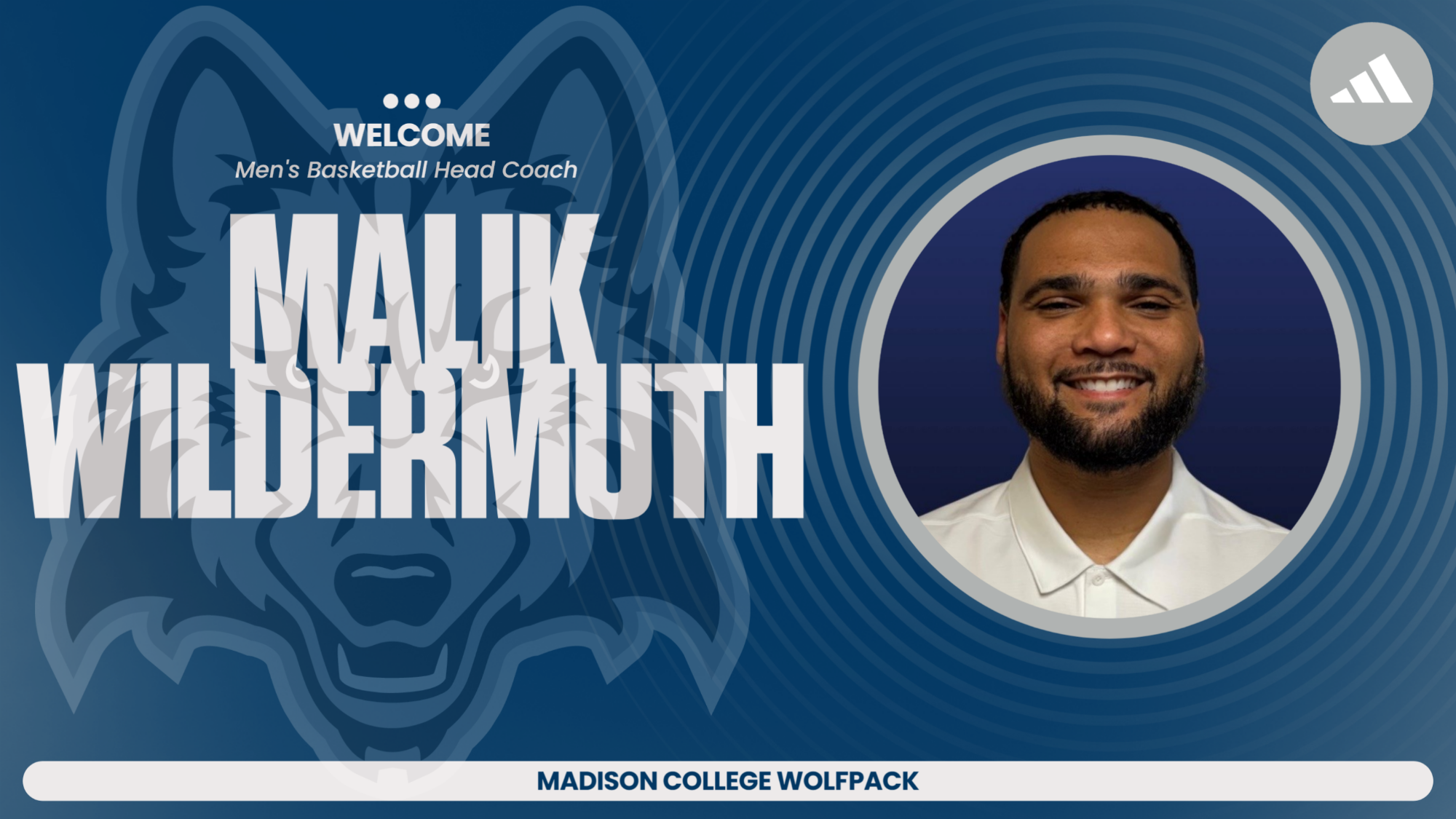 Madison College announces Malik Wildermuth as the new head men's basketball coach