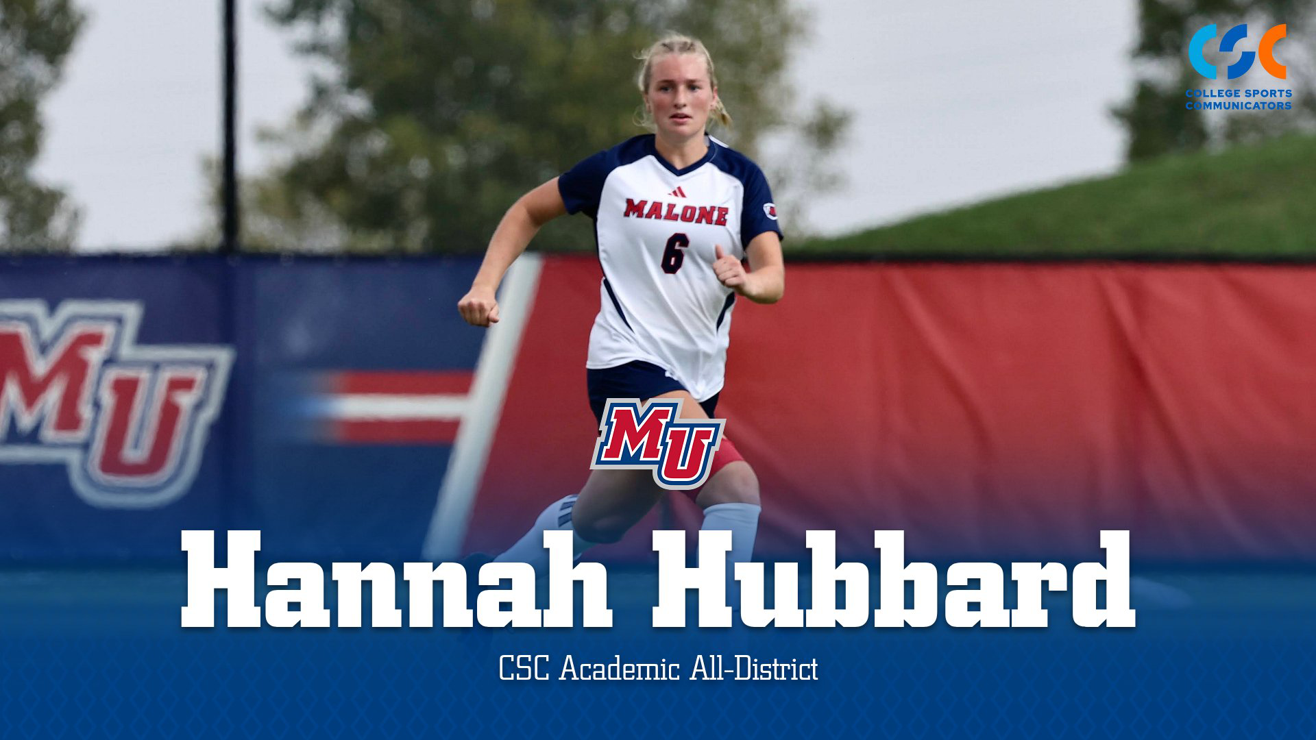 Hannah Hubbard CSC Academic All-District 11-19-25
