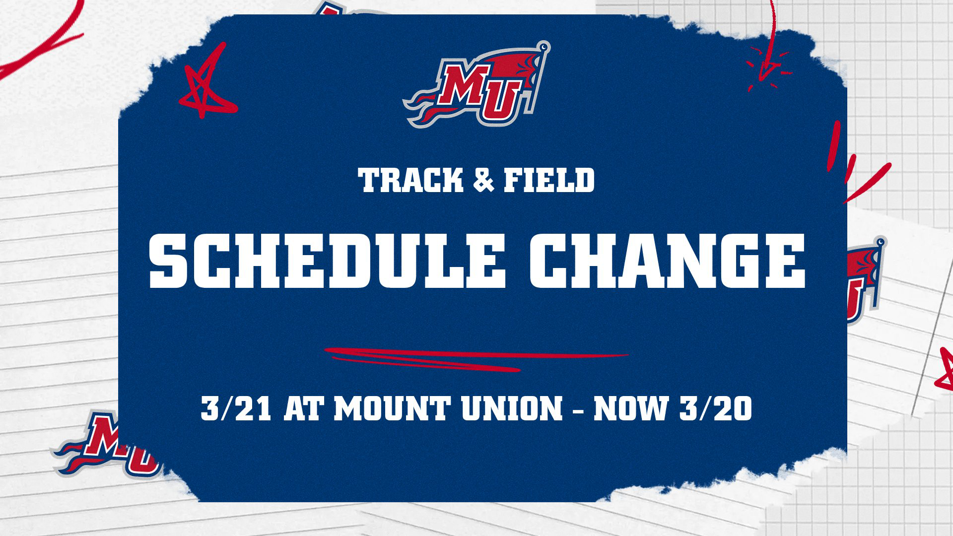 T&F Schedule Change 3-13-26