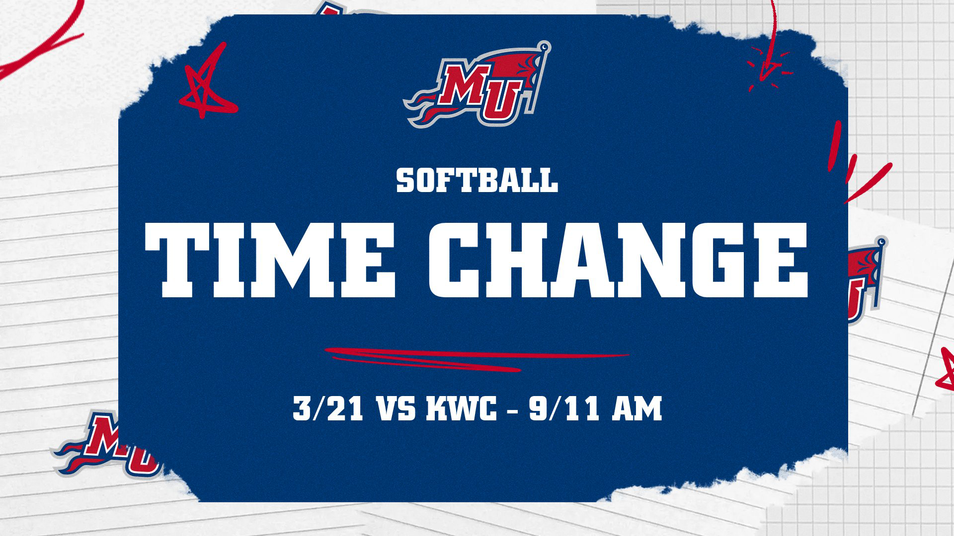Softball Time Change 3-18-26