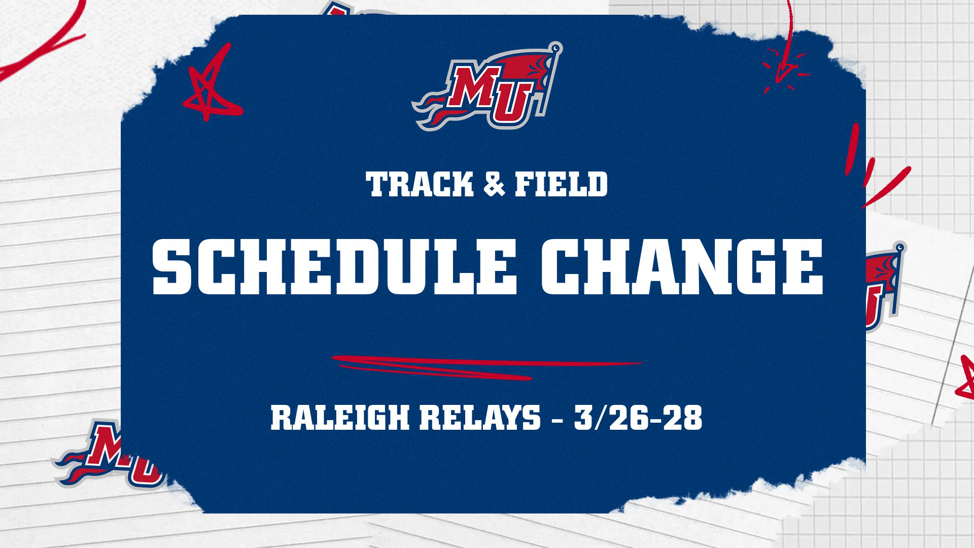 TRACK Schedule Change 3-19-26