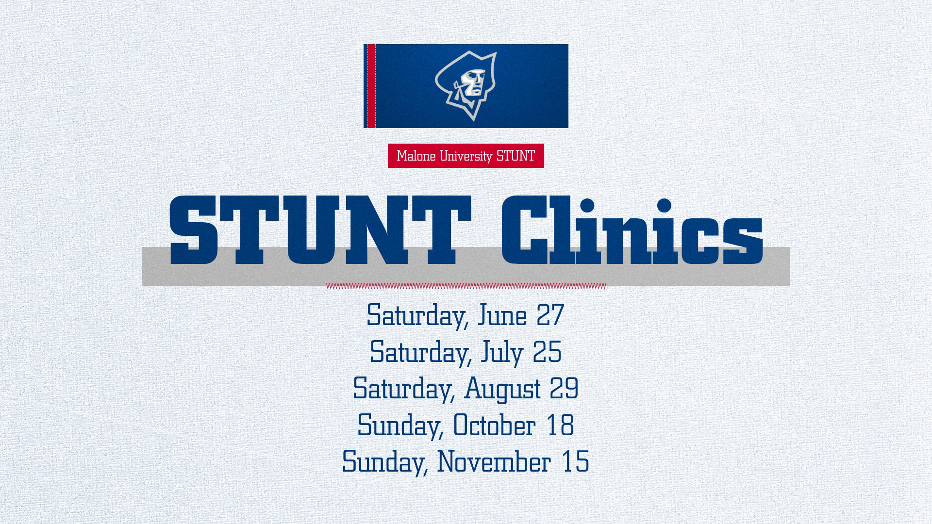STUNT Clinics - 4-16-26