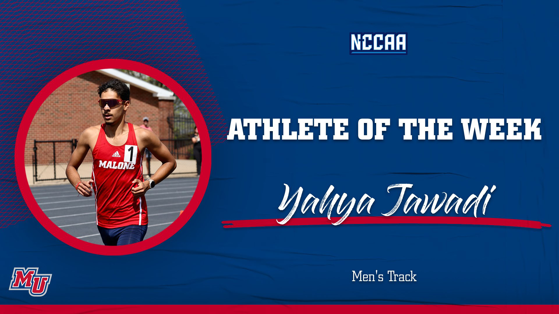 Yahya Jawadi NCCAA AOTW 4-27-26