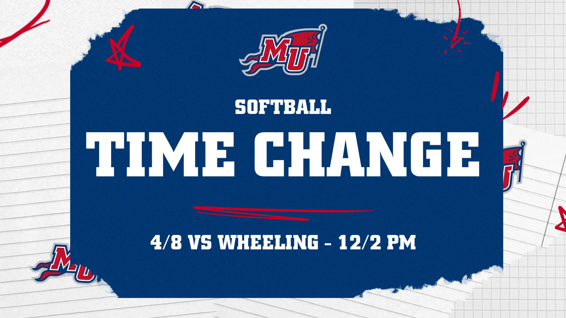 Softball Schedule Change 4-7-26