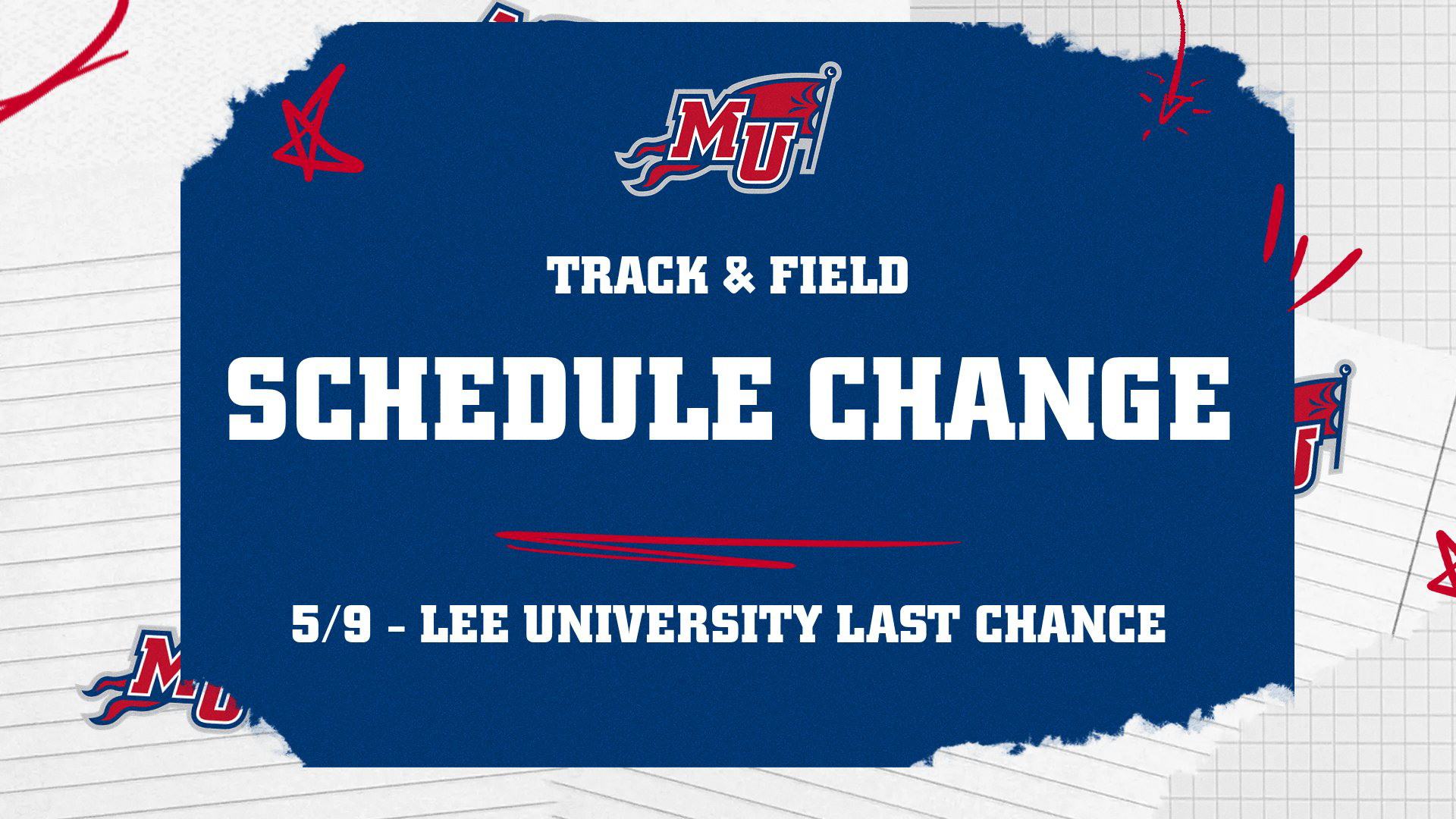 T&F Schedule Changes 5-4-26