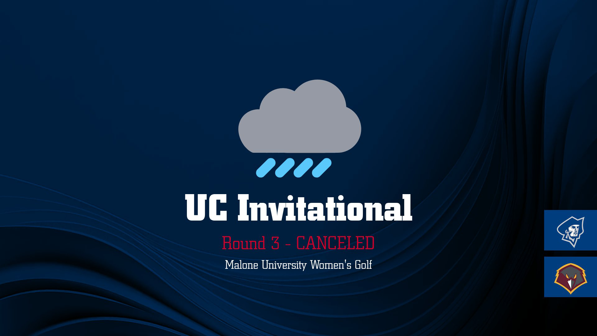 UC Invitational Round 3 Canceled 9-10-26