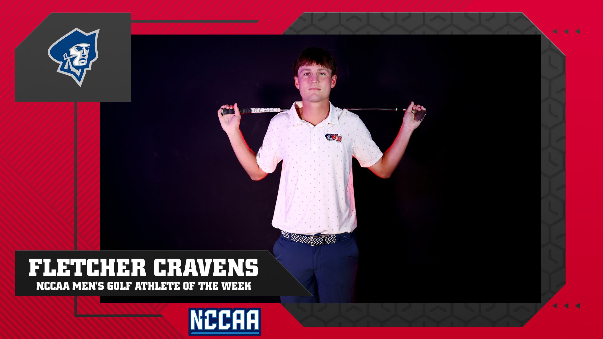 Fletcher Cravens NCCAA AOTW 9-7-26