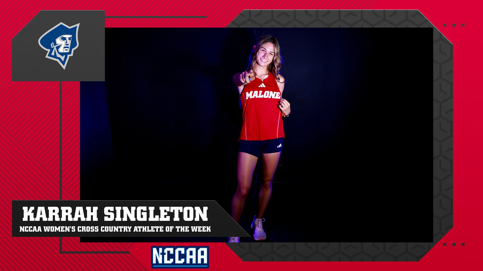 Karrah Singleton NCCAA AOTW 9-7-26