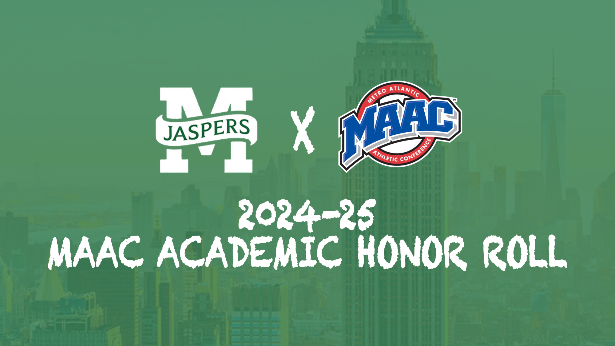 2024-25 MAAC Academic Honor Roll Release