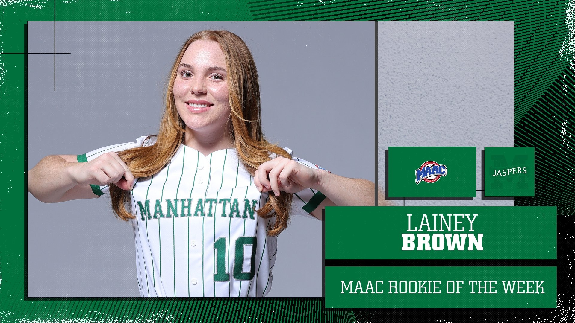 Lainey Brown MAAC Rookie of the Week