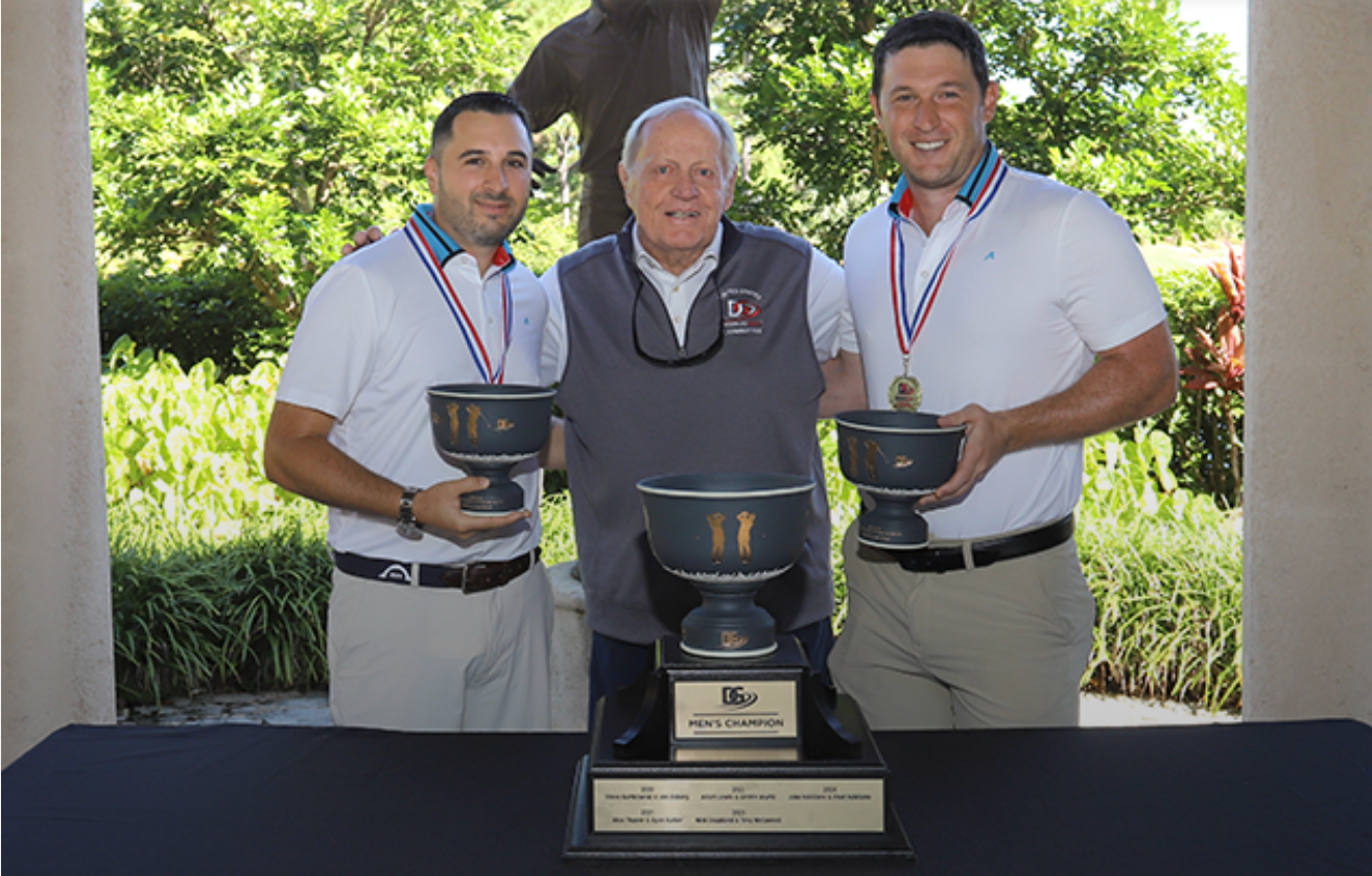 Calabro and Delzio with Jack Nicklaus
