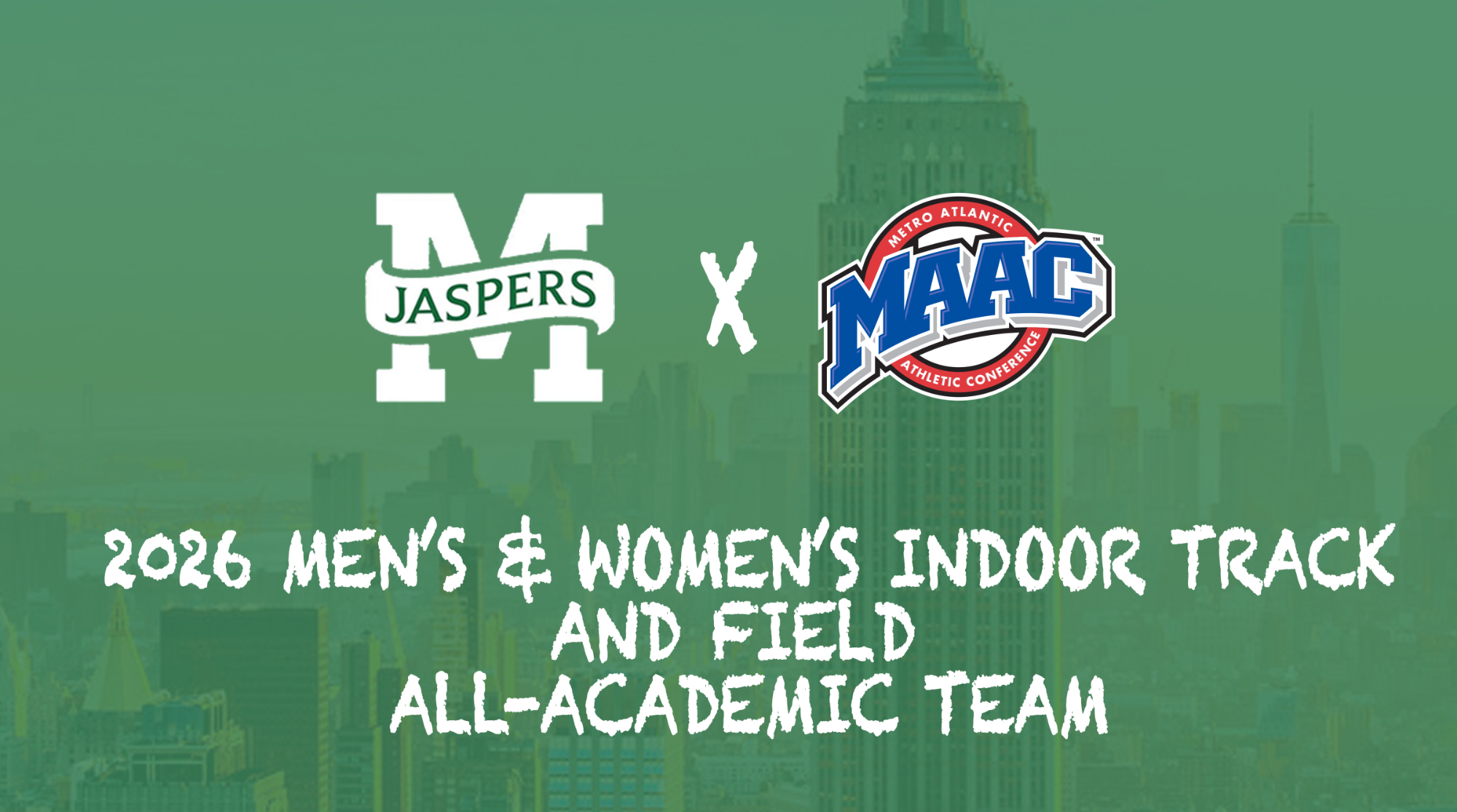 2/20 - M/W Indoor T&F All-Academic Team