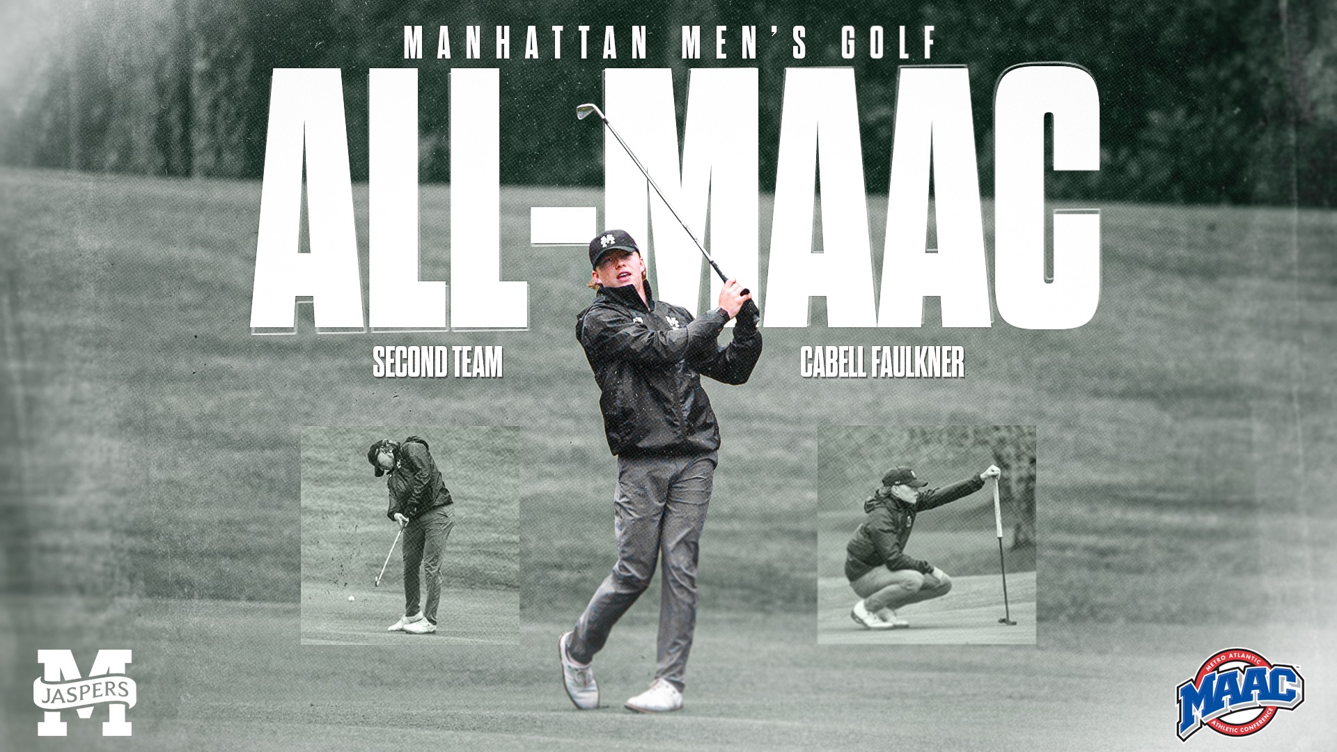 4/27 - MGOLF Cabell Faulkner All-MAAC 2nd Team