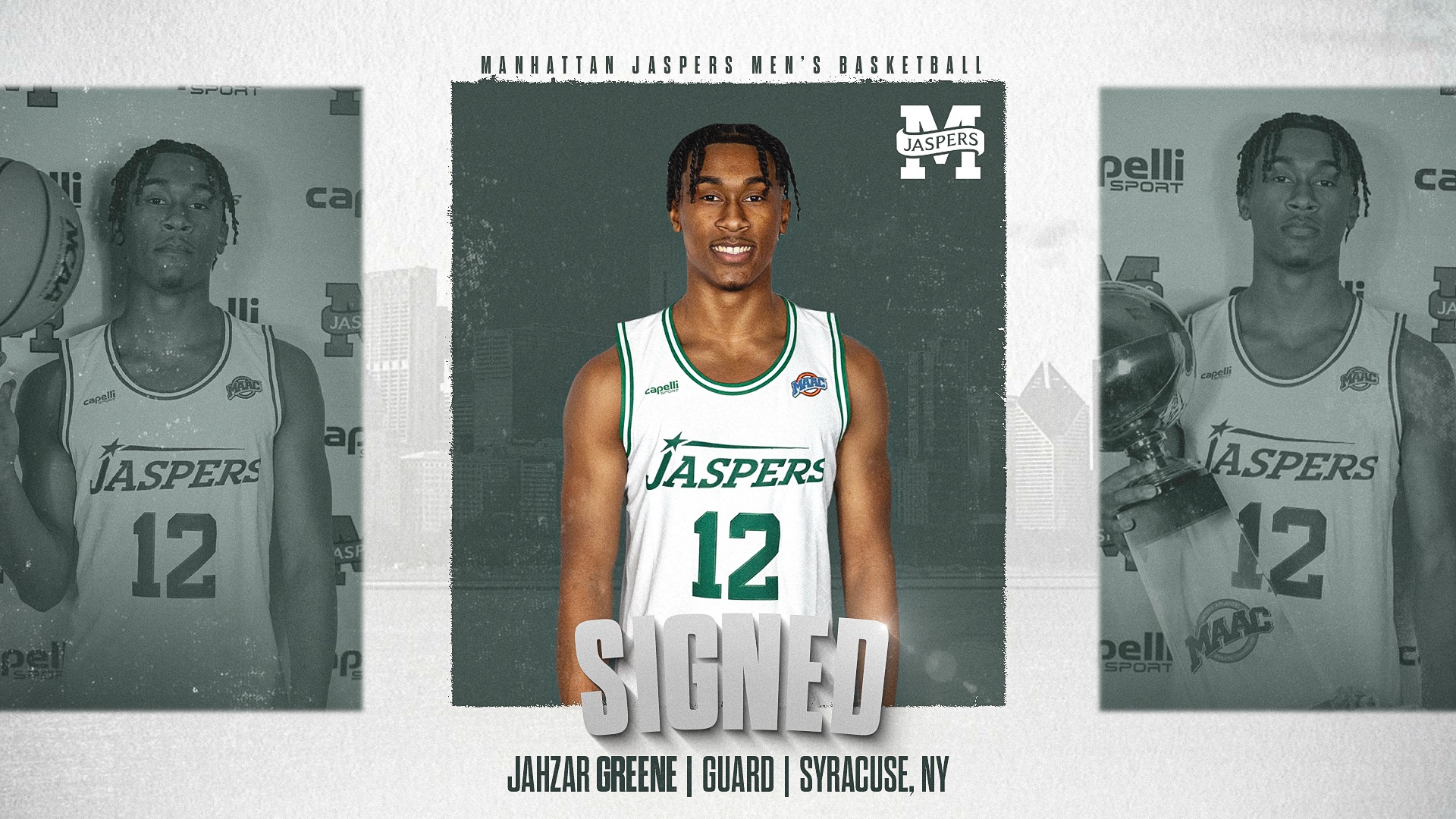 5/7 - MBB Signs Jahzar Greene Announcement