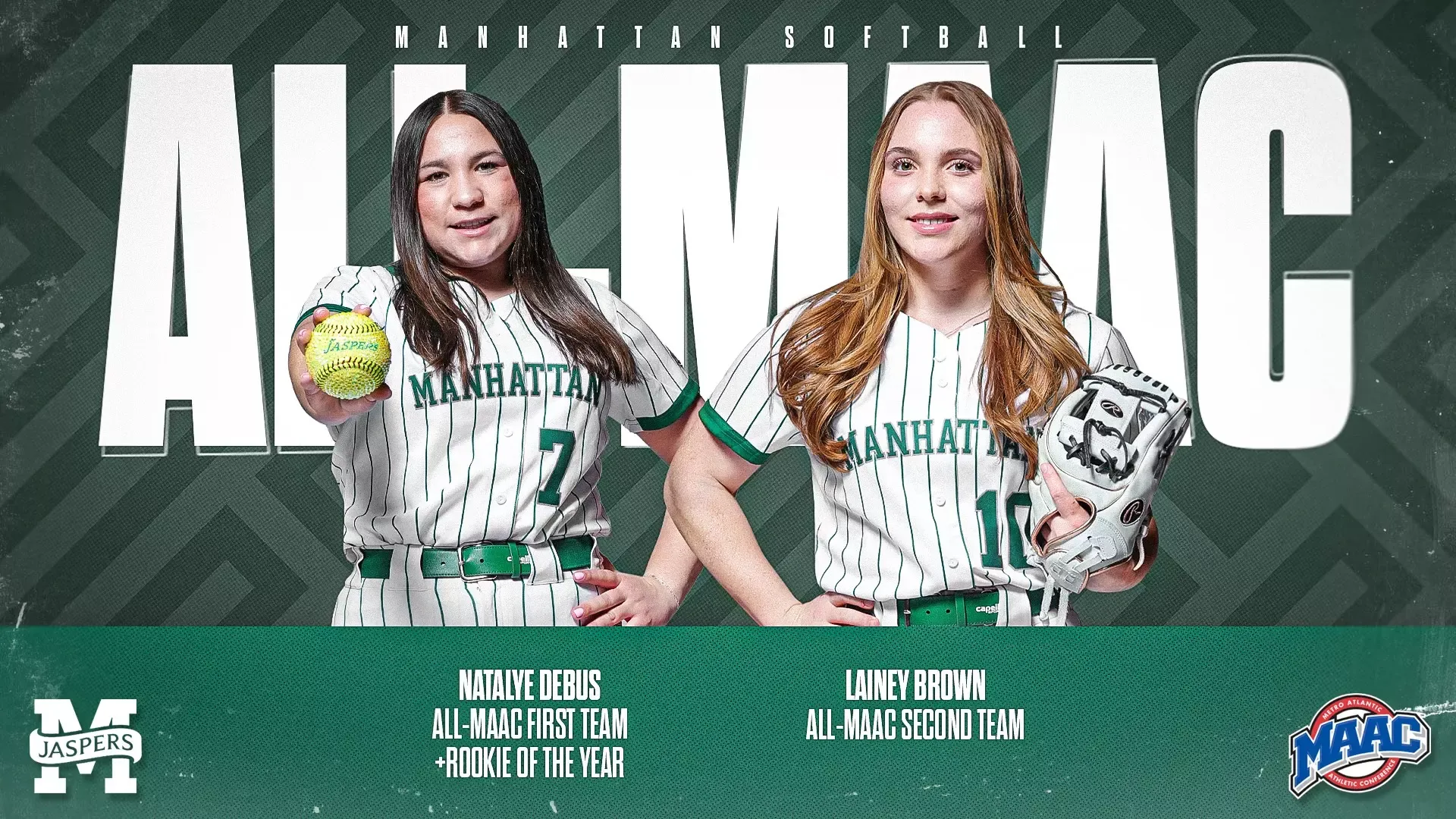 Natalye DeBus + Lainey Brown All-MAAC Release