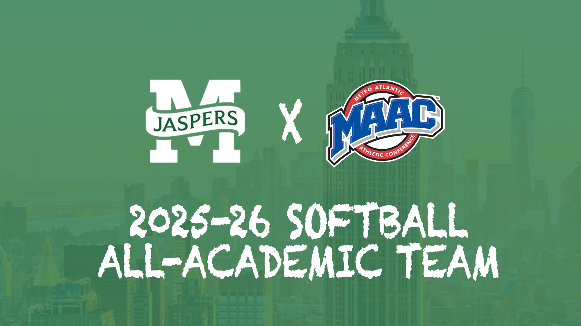 5/5 - Softball All-Academic Team