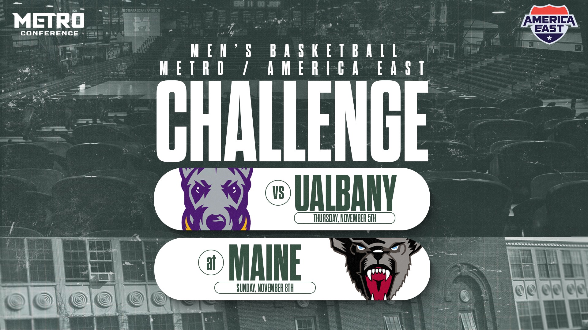 6/1 - MBB MAAC/America East Basketball Challenge Matchups